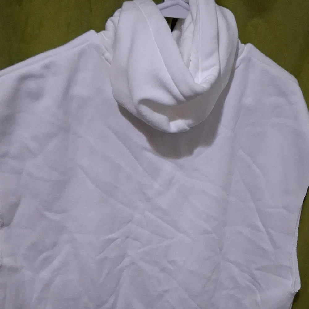 Under Armour Classic White Sleeveless Hoodie - Picture 4 of 7